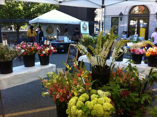 Our stall at the DuPont Circle Farmers Market in Washington DC each Sunday