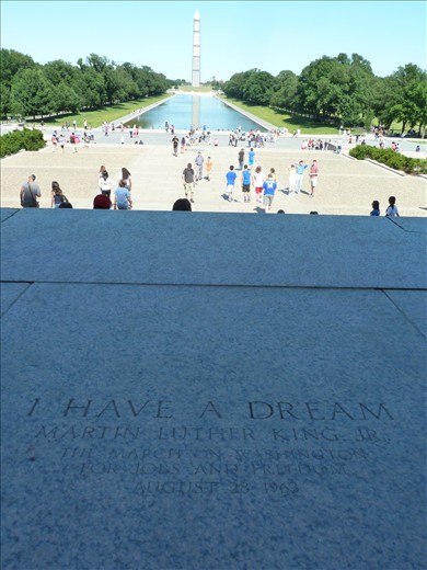I have a dream! Lincoln Memorial at The National Mall
