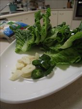 Lettuce, garlic and chillis for serving: by smcwilliam, Views[428]