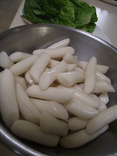 Korean rice cakes