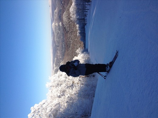 Skiing in my tremblant