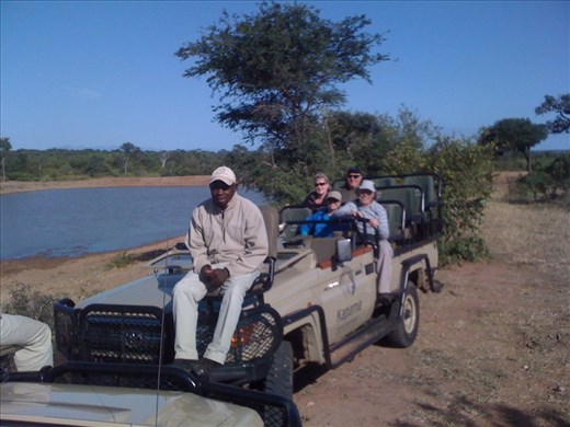 Vivian and Greg from San Diego were our safari buddies.  Bryan was the tracker in the front.  