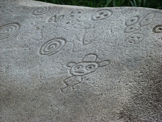 These little figures were carved into a giant stone that is still sitting in the middle of a river more than hundreds of years later. Seeing these figures, not just on this stone but all over the island is a constant reminder of our Taino roots. 