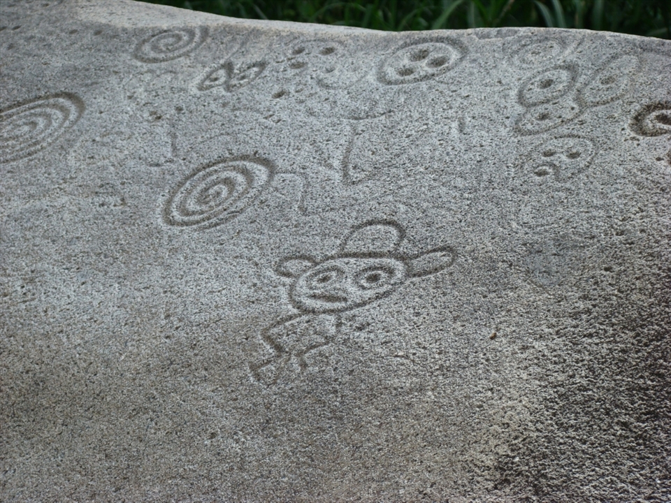 These little figures were carved into a giant stone that is still sitting in the middle of a river more than hundreds of years later. Seeing these figures, not just on this stone but all over the island is a constant reminder of our Taino roots. 