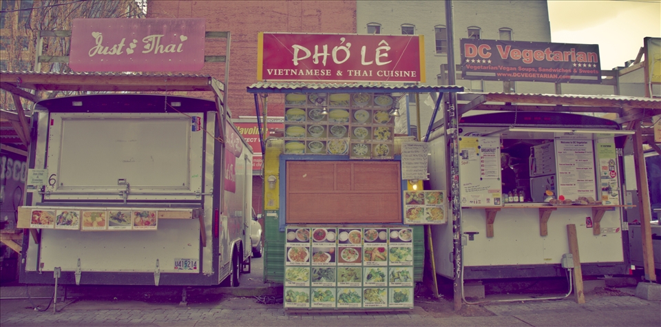 Food carts from around the world all in one place.