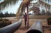 Water pipes were laid out all along the highways on the outskirts of the city.: by sneaky_k, Views[512]