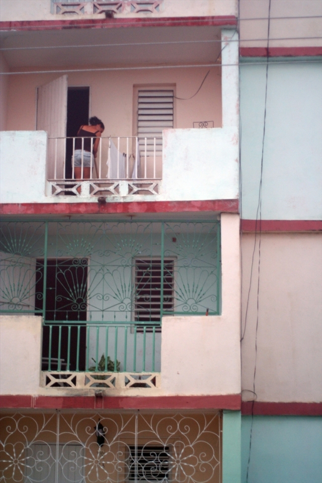 Every house, no matter how colourful, standalone or apartment, had gates on the main and second floors.