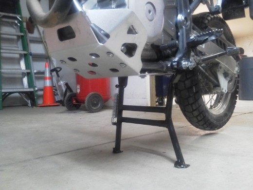 Center stand & engine guard