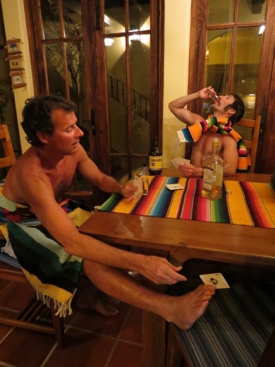 Dichotomy in Loreto: el Jimador tequila &  al Jimador the card shark.
