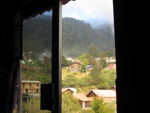 My window in San Jose del Pacifico