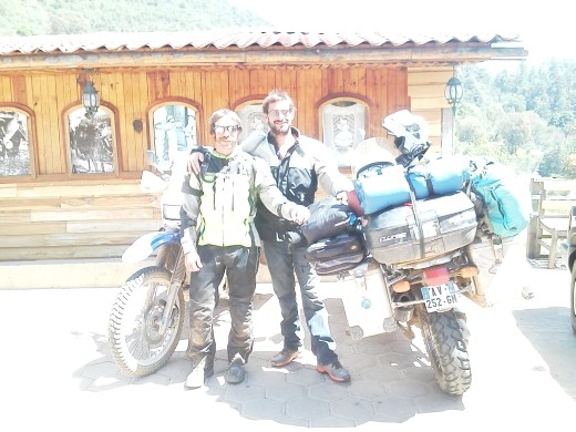 Mat and me post ride