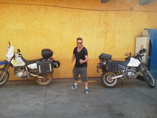 '03 & '12 DR650's & Mike 