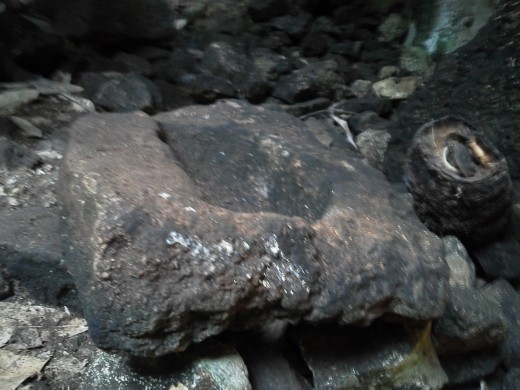 This rock was used for some-thang.