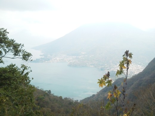 First view of Lake Atitlan.
