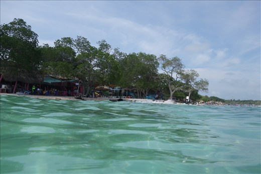 Playa Blanca mit den ganzen Hütten