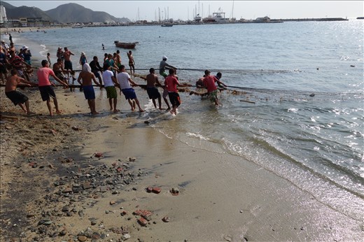 Am Strand von St Marta, ein kleines Event!