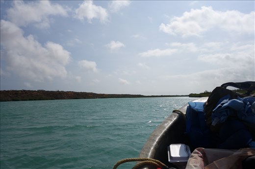 Mit dem Boot zum Ziel: Punta Gallinas