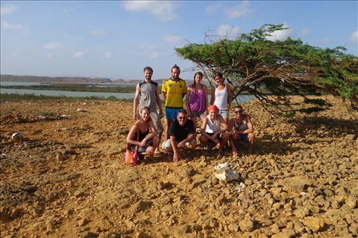 Die ganze Wüsengang vor Abfahrt