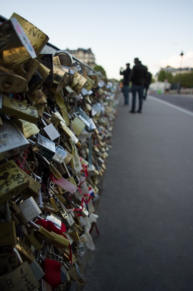 On the bridge next to Notre Dame we see that hope is what drives each of us.  Hope for the future, hope for our dreams, hope for love.