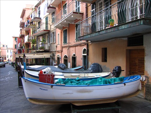 No roads, no cars. Vernazza, Italy
