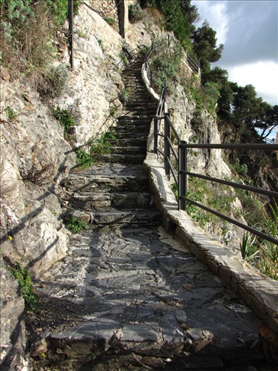 One of the numerous paths that will take you to another beautiful seaside town. 
