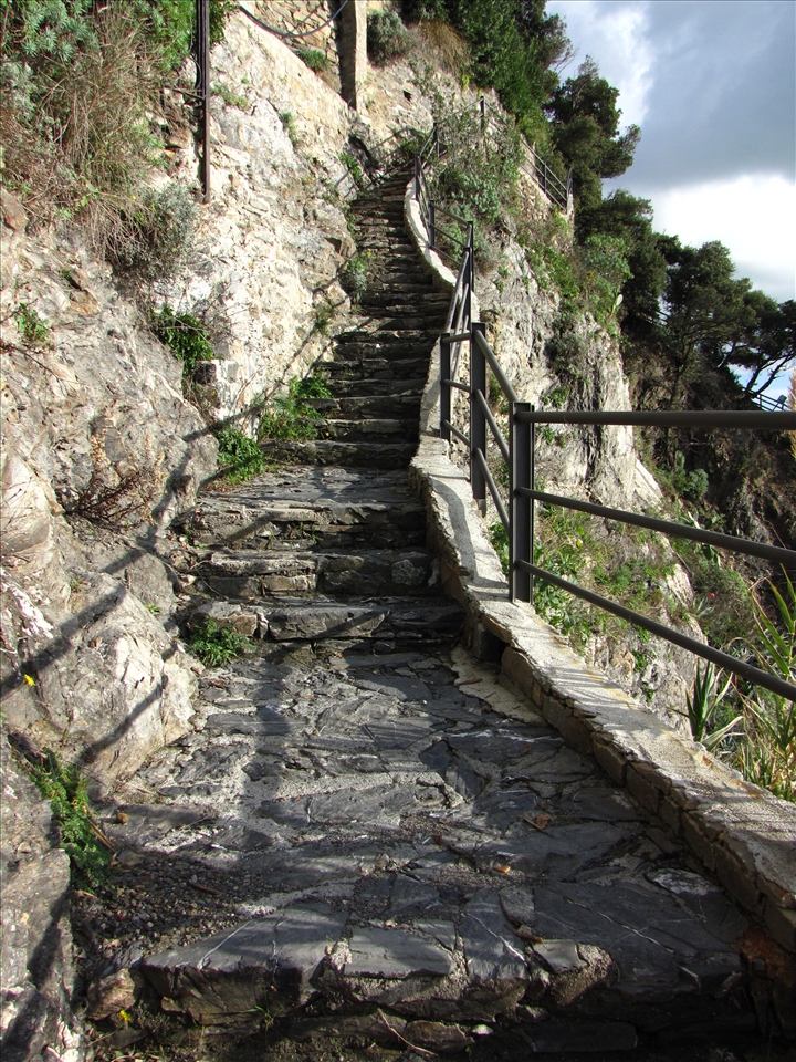 One of the numerous paths that will take you to another beautiful seaside town. 