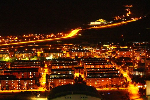 Erzurum at night