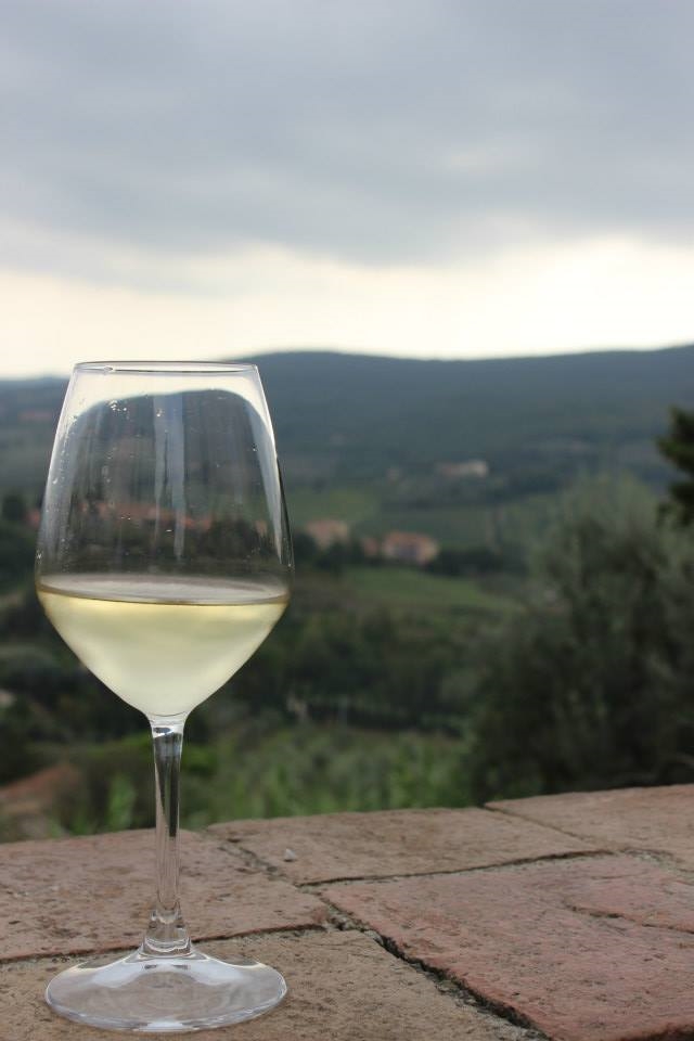 San Giminiano- a little wine never kill nobody, Vernaccia wine.