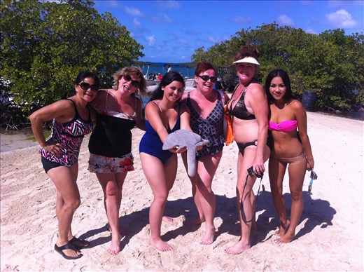 new friends from Canada/post sting ray excursion