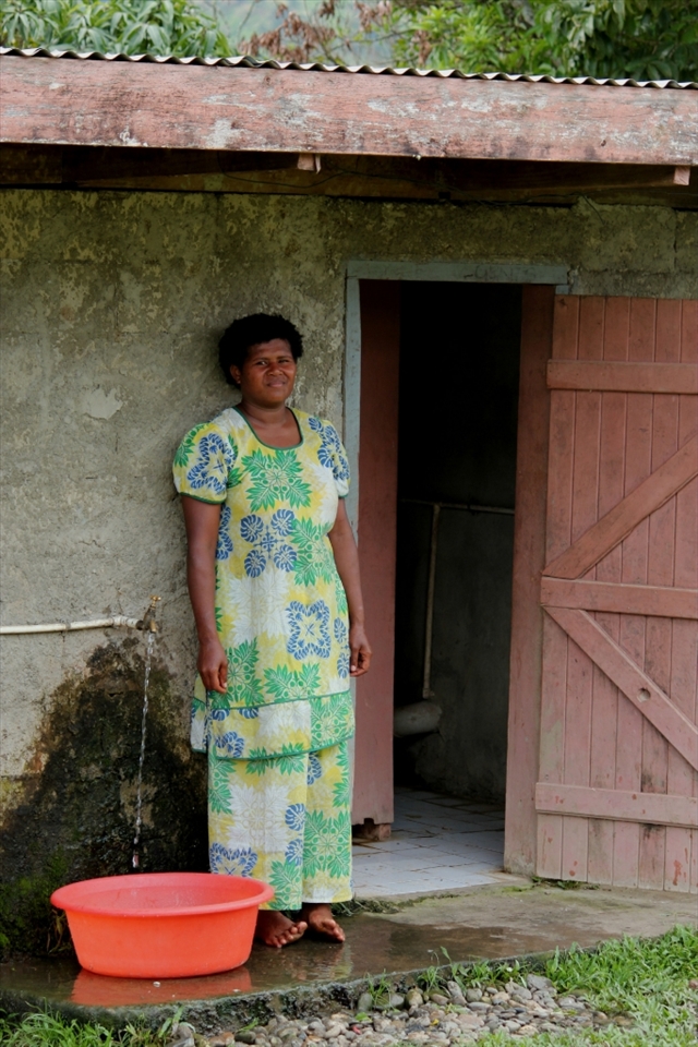 The villagers rely on the mighty Sigatoka river for bathing, washing and the like, fresh water streams from the hills for drinking water. 