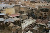 The oldest leather tannery in the world, in the labyrinth of Fez Medina. Fez found in the foothills of the North middle Atlas Mountains of Morocco. Balconies and rooftops, give a great opportunity to take your perfect picture. That is from where I took this photograph. This is usually a place which is always occupied by many workers, and always seem to be hectic and loud. That day I had the chance to take a picture of the mystical side of it, frozen and peacefully quiet - just magical. : by sonschas, Views[663]