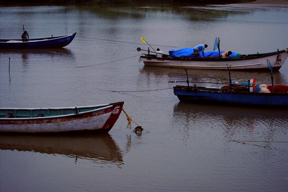 Every morning, once the weather clears, the fishermen set sail to earn their livelihood 