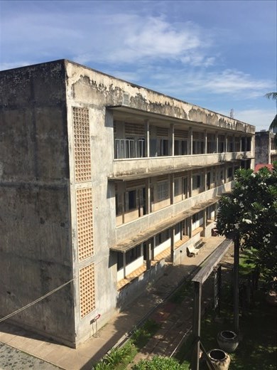 This school was turned into one of the worst prisons during the genocide of the Khmer Rouge in the 1970s.