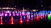 Light and sound show at the water fountains in Gan Binyamin Central Park. Eilat. : by spacemanafrica, Views[278]