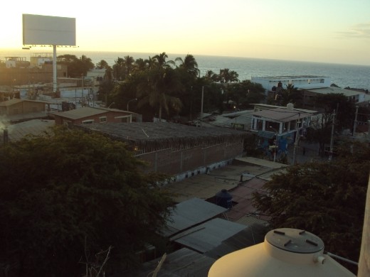 Mancora, Peru. View from lighthouse.