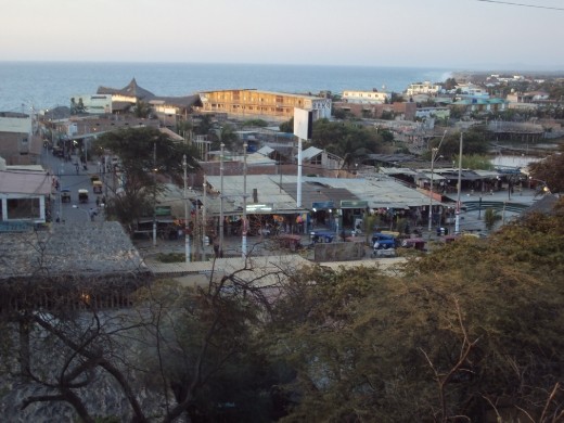Mancora, Peru. View from lighthouse