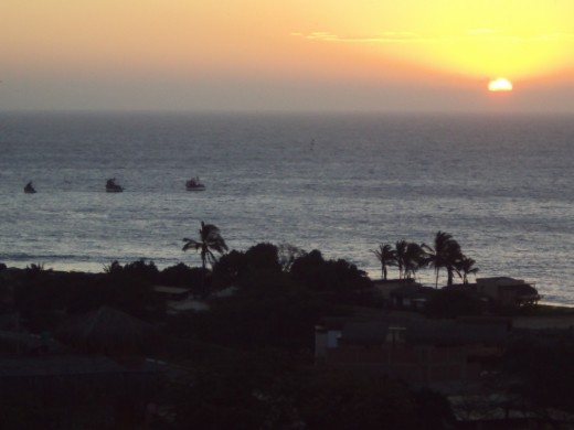 Mancora, Peru. View from lighthouse