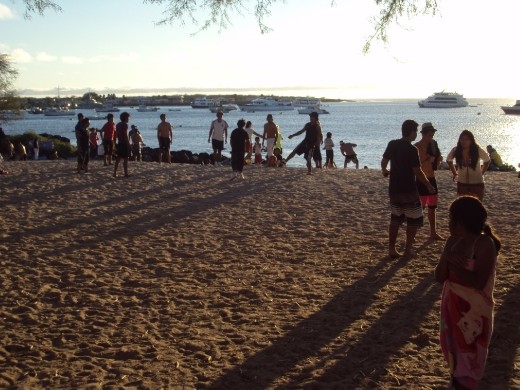 Sunset on Playa Mann, San Cristobal Island