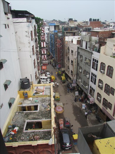 The streets of Paharganj, New Delhi. 