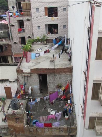 Houses of Paharganj, New Delhi. 