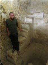 Our guide, Navid, explaining the tomb inside one of the pyramids.  : by spacemanafrica, Views[402]