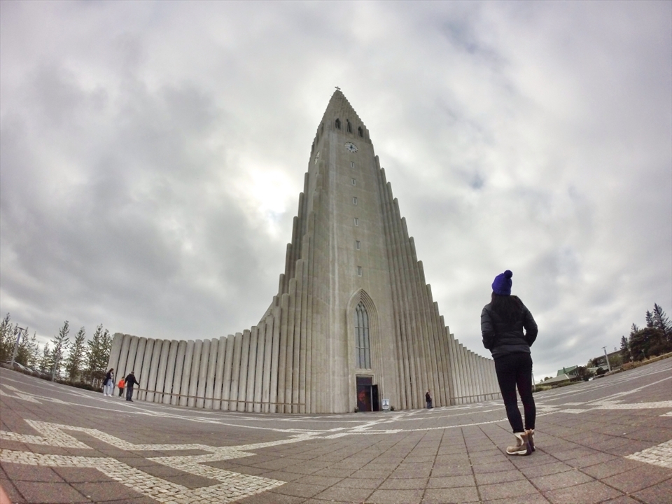 I actually shot this pic on my arrival to Reykjavik. I shot it with my GoPro, which is now sitting at the bottom of a very, very deep glacial hole in the middle of Iceland. I lost more than 4,000 pictures from my trip when it was torn from my hands while Ice Climbing. This is one of 21 photos that I salvaged before the loss, and I think it perfectly encapsulates the stoke I was feeling having just arrived in Iceland after flying 7,500+ miles from Hawaii by myself. It doesn't get better than this. 