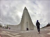 I actually shot this pic on my arrival to Reykjavik. I shot it with my GoPro, which is now sitting at the bottom of a very, very deep glacial hole in the middle of Iceland. I lost more than 4,000 pictures from my trip when it was torn from my hands while Ice Climbing. This is one of 21 photos that I salvaged before the loss, and I think it perfectly encapsulates the stoke I was feeling having just arrived in Iceland after flying 7,500+ miles from Hawaii by myself. It doesn't get better than this. : by sparkztravels, Views[600]