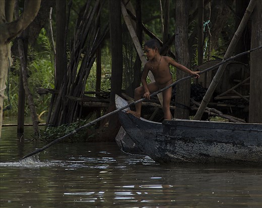Like all children, the children of Kompong Phluk like to play.