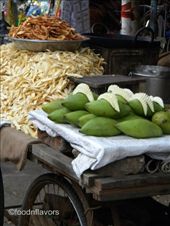 Short eats-Raw mango and Tapioca chips with redchili and salt sprinkle: by spiceparable, Views[2428]