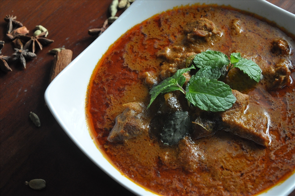 The end product is to die for - beef curry.