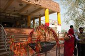 Sweet fragrance of incense from the AARTI place at the temple entrance: by spiritual, Views[308]