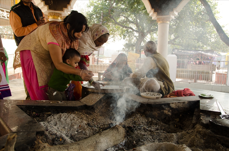 Offerings to HAVAN KUND (fire alter) completes the journey