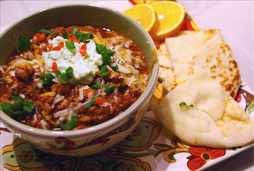 Slum Dog Chillionaire finished dish 