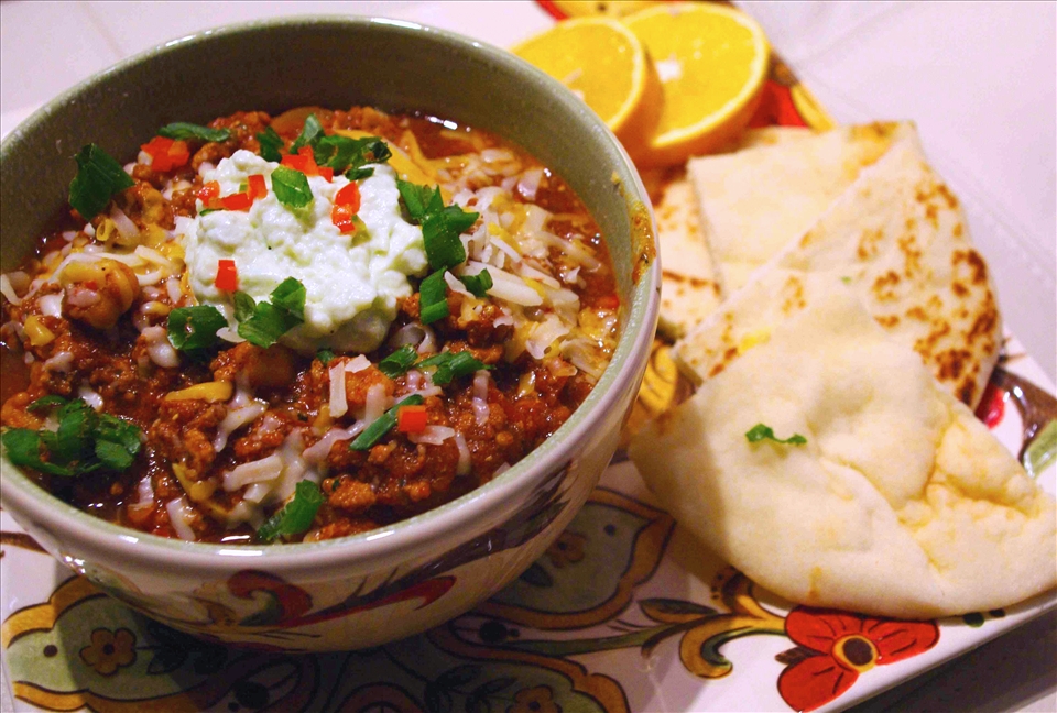 Slum Dog Chillionaire finished dish 